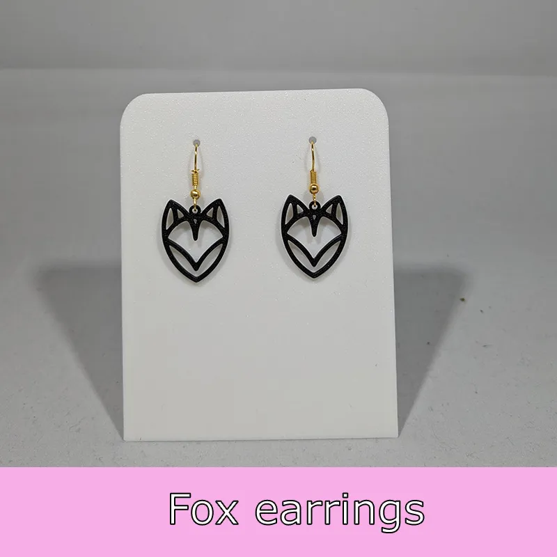 Fox earring view 3
