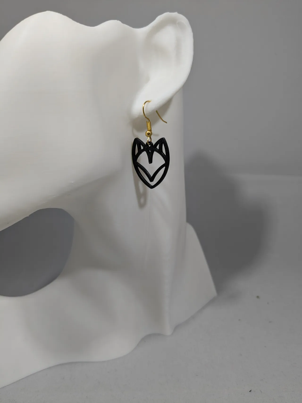 Fox earring view 4