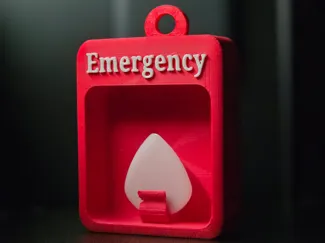 Emergency holder (for guitar picks)