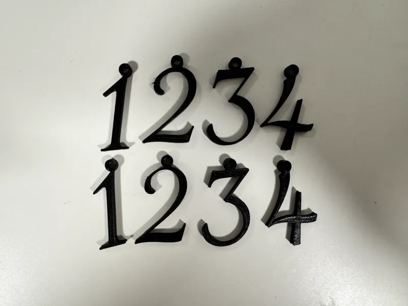 Advent Candle Numbers Decoration