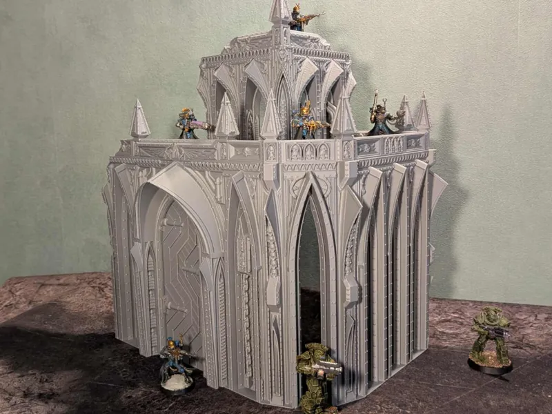 Wargame terrain Grimdark Cathedral Damaris