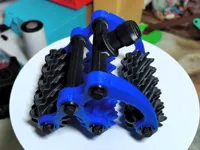 Cabezal Masajeador Ergonómico 3 Rodillos 112mm PETG
