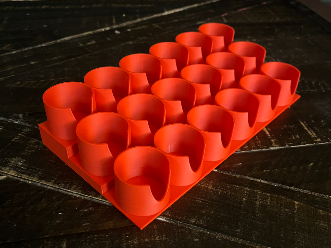 CITADEL COMPATIBLE MODEL PAINT RACK, HOLDS 18 