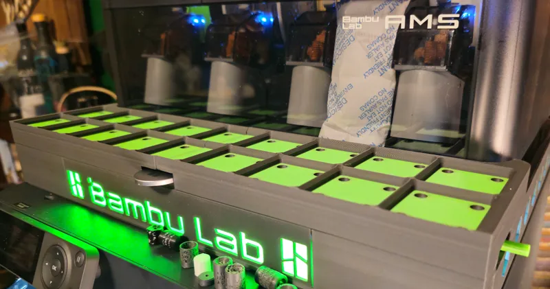Bambu Gridfinity Base for Sliding Vents Riser