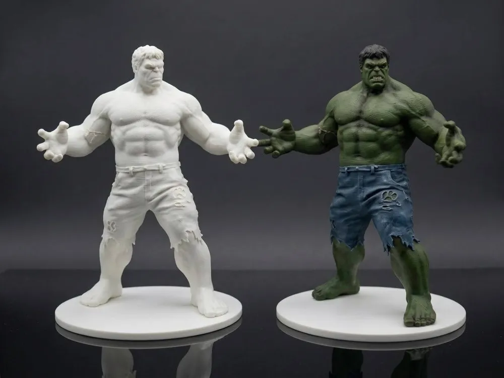 Letrero o emblema decorativo: Hulk - Bruce Banner 3D Model Print. Referencia del modelo original.