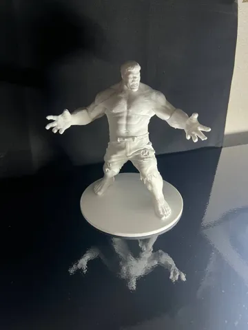Letrero o emblema decorativo: Hulk - Bruce Banner 3D Model Print — vista de referencia 5