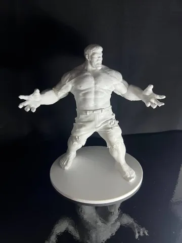 Letrero o emblema decorativo: Hulk - Bruce Banner 3D Model Print — vista de referencia 3