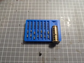 Credit card pinning tray