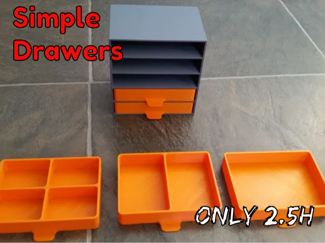 Simple Drawers - Quick 2.5h Print