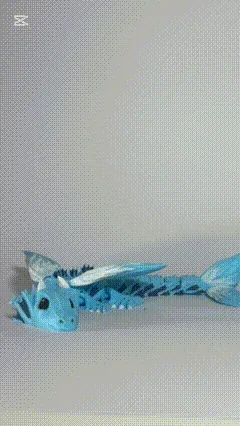 Articulated Water Koi Dragon view 2