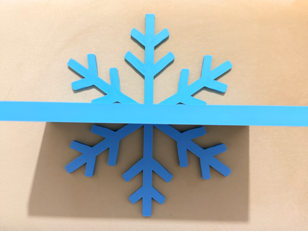 Snowflake Display Shelf