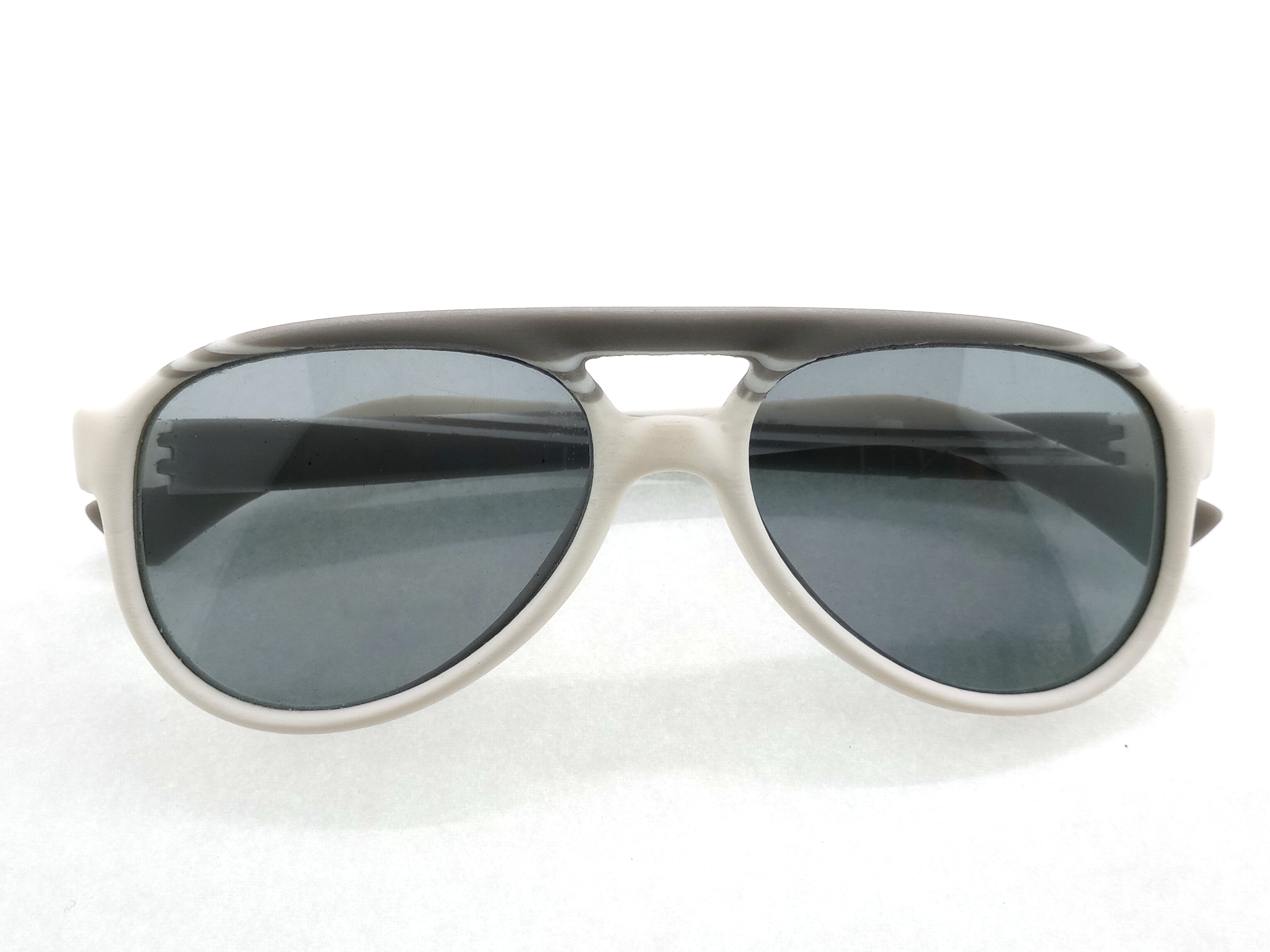 Glasses Pilot - white-gray