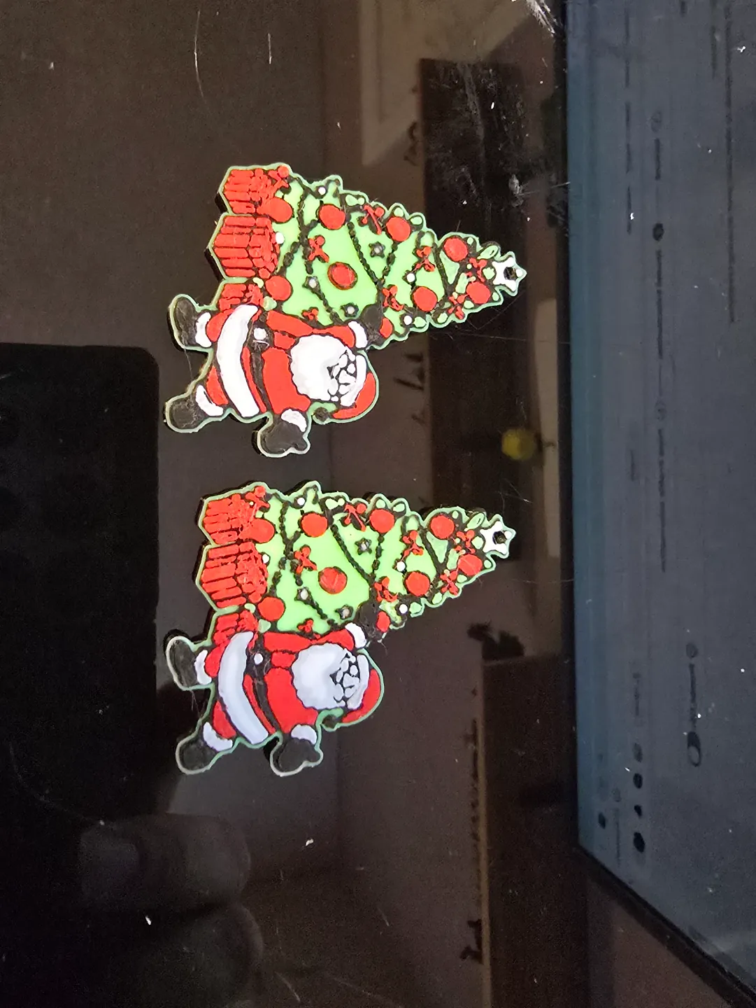 Santa Earrings view 2