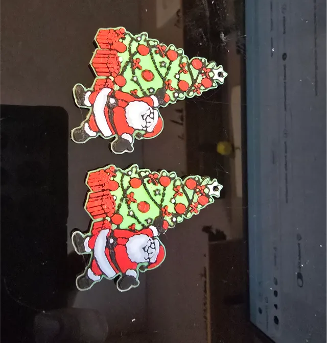 Santa Earrings