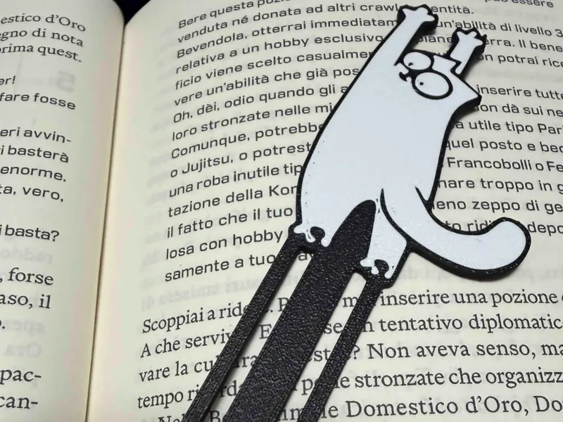 Gatto Segna Libro