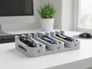 Organizador de Cables de Escritorio