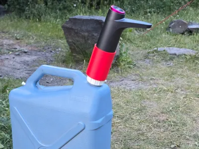 water pump adapter for jerry can