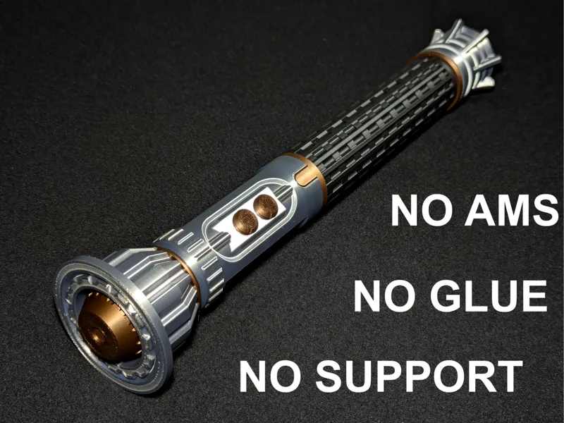 Two Handed Lightsaber Hilt V2