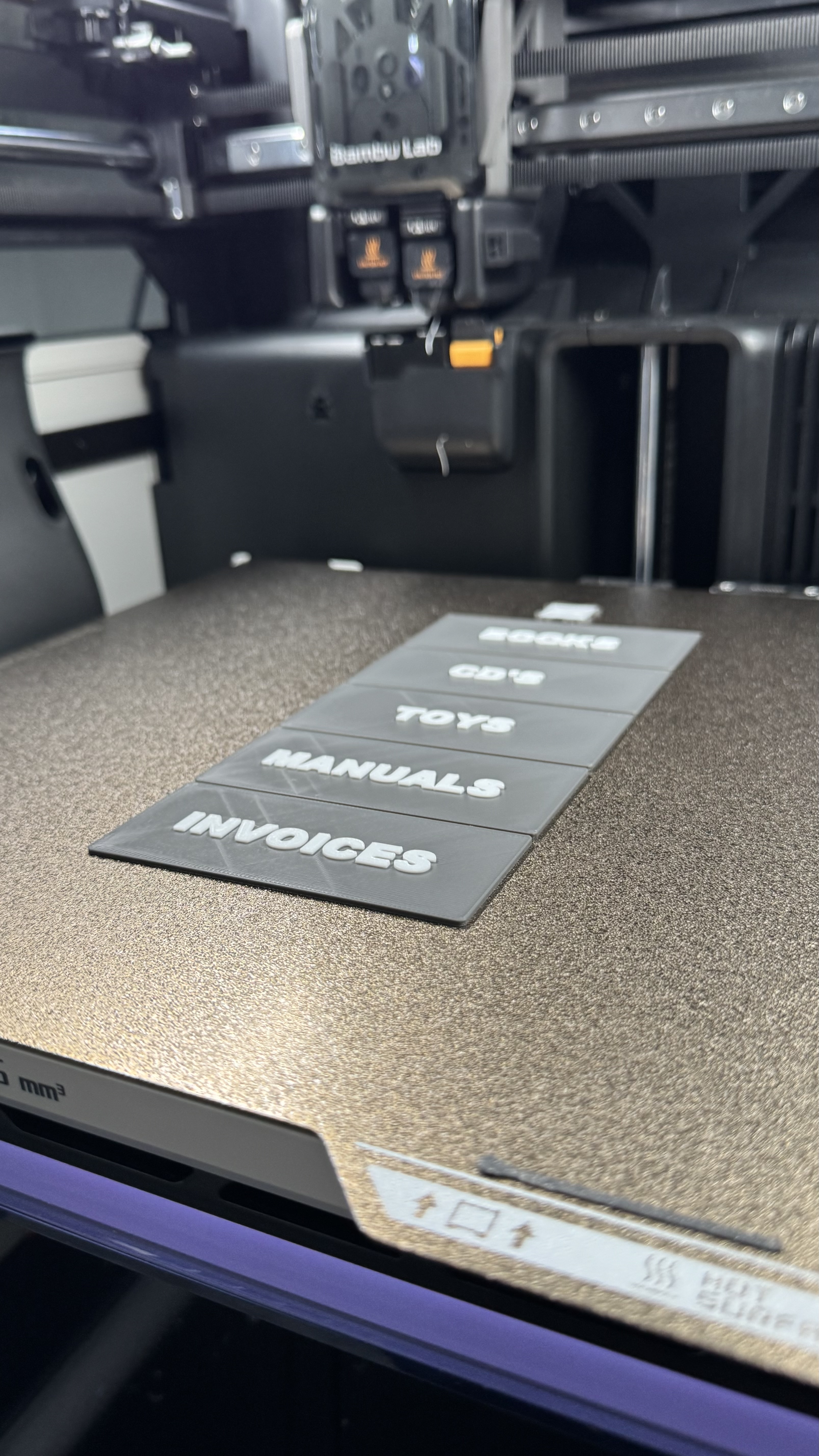 Miniatura 2 do modelo 3D LABELS FOR STORAGE BOXES (IKEA...)