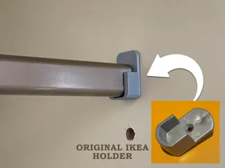 Bracket for Ikea KOMPLEMENT - Ikea PAX Closet Rod