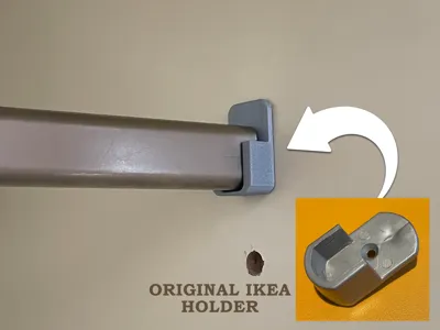 Bracket for Ikea KOMPLEMENT - Ikea PAX Closet Rod