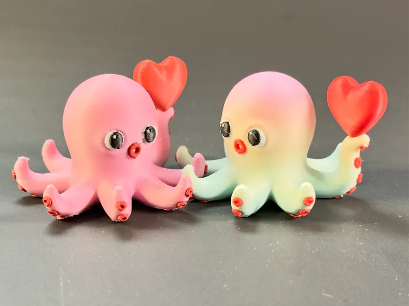 Sweetheart Octopus - Cute Valentines Companion