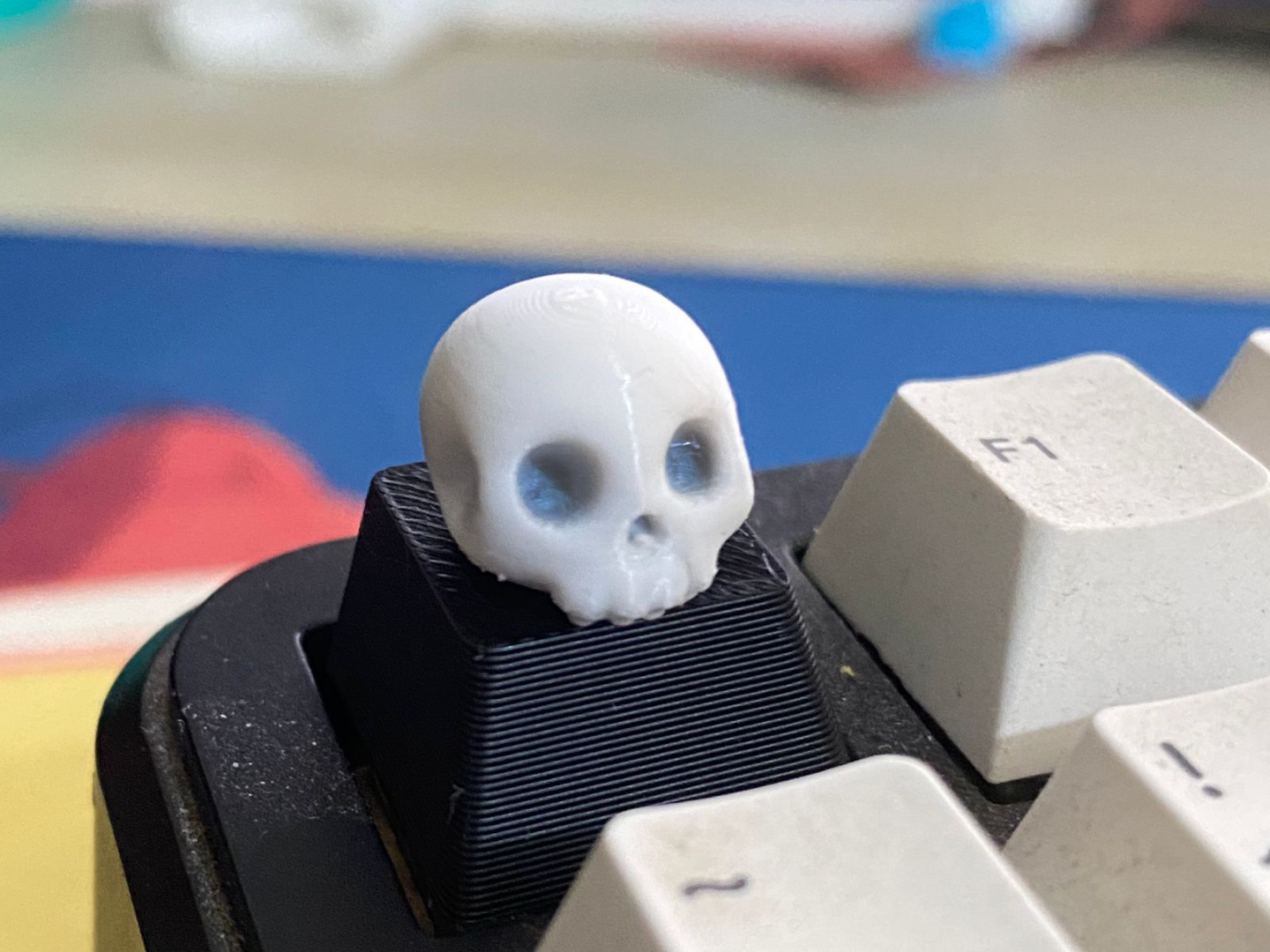 Skull keycap