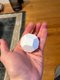Sphères low poly : octaèdre tronqué — photo 3