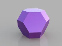 Sphères low poly : octaèdre tronqué — photo 1