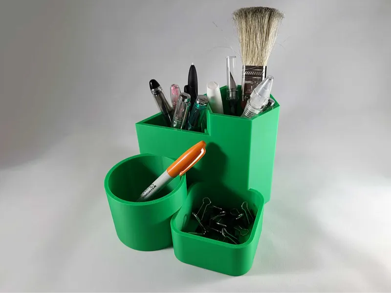 Basic Shapes Desk Organizer