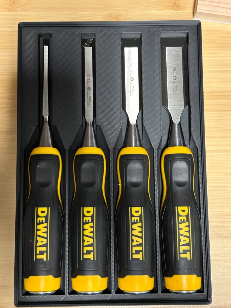 Dewalt Chisel Holder DWHT16063 for Gridfinity no magnets