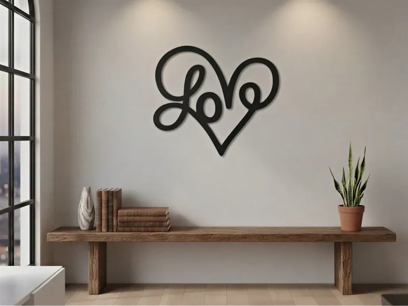 Love Heart wall decoration