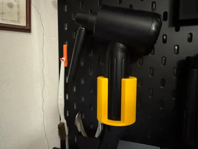 Skadis panel air blower holder