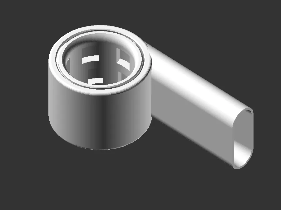 Turbo whistle siren view 3