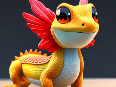 Alex the smiling dragon
