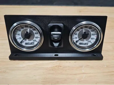 Dual 52 MM Gauge pod with switch cutout