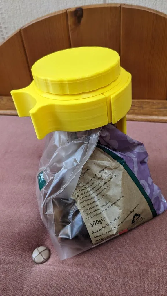 Bag Clip With Screw Lid For Easy Snacking Frame And Lid For Dry Food bag-clip-with-screw-lid-for-easy-snacking-frame-and-lid-for-dry-food