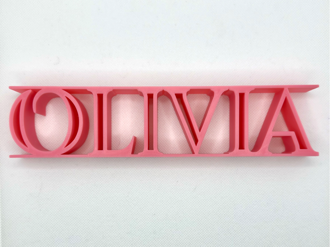 BoldName Custom Nameplate – Olivia Edition