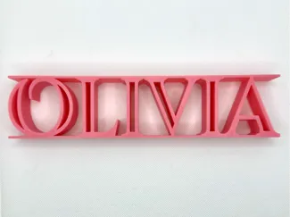 BoldName Custom Nameplate – Olivia Edition