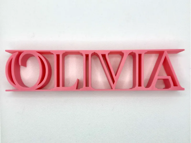 BoldName Custom Nameplate – Olivia Edition