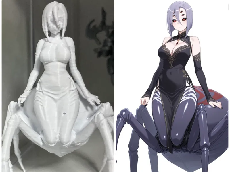 Anime Girl Figure Monster Girl Arachne