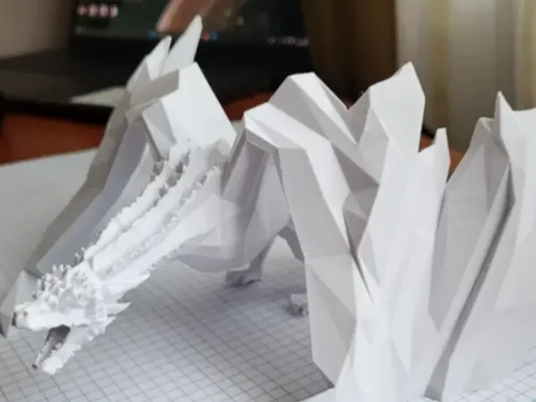 Dragon low poly