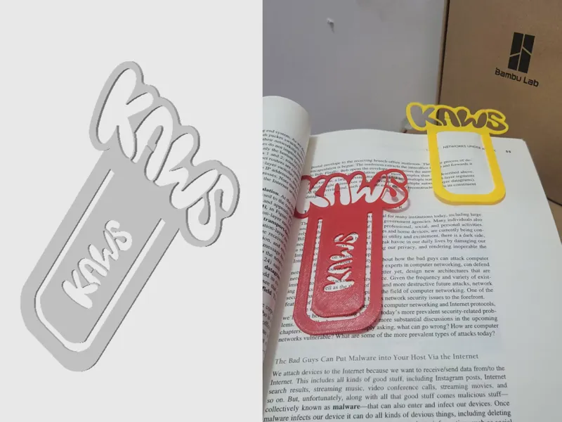 Kaws Companion Bearbric KAWS notebook bookmark