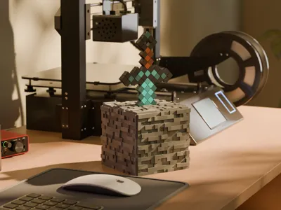 Diamond Sword in Stone