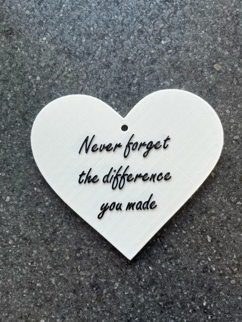 Never forget heart