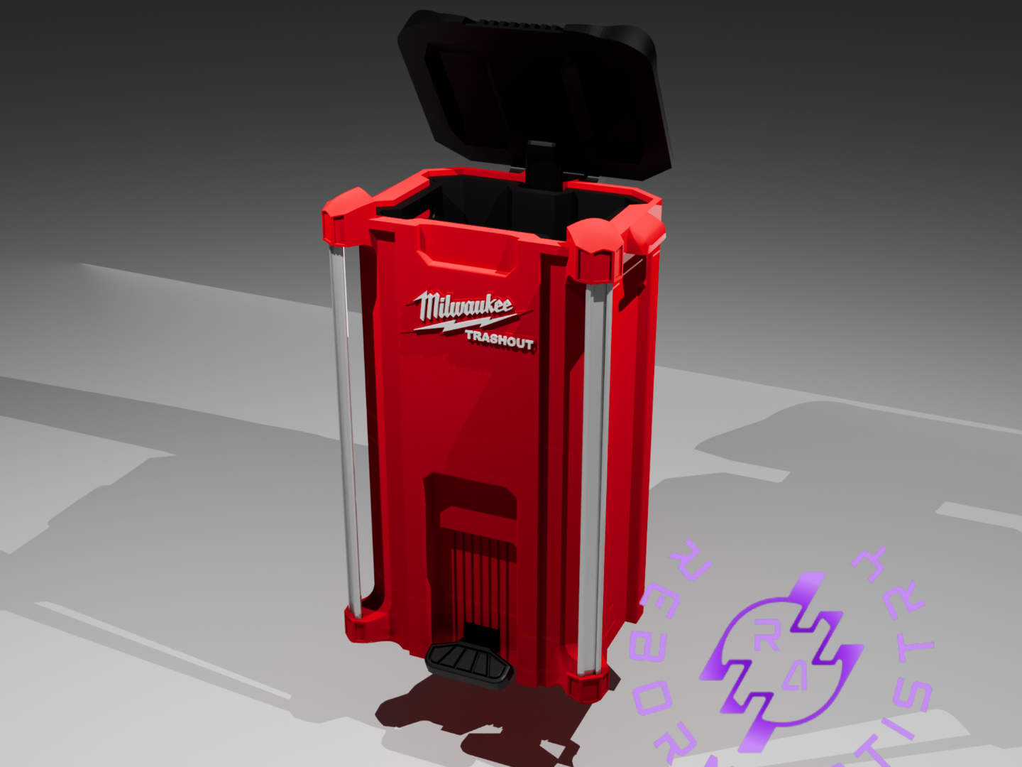 Milwaukee Trashout Packout Waste Bin