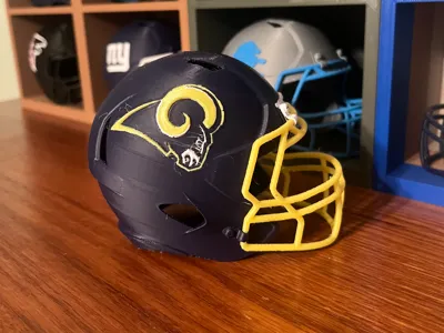 Los Angeles Rams Football Helmet