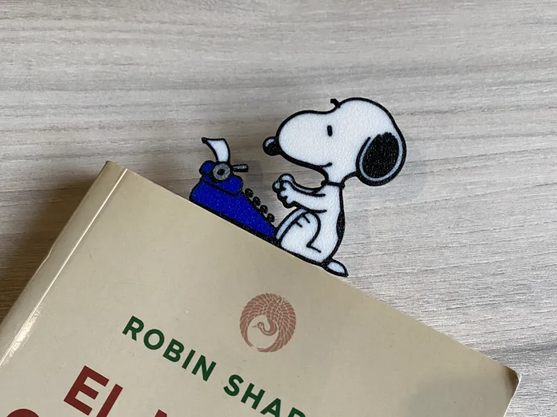 Snoppy Writer Bookmark