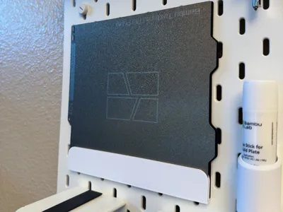 A1 mini Build Plate Mount for Ikea Skadis