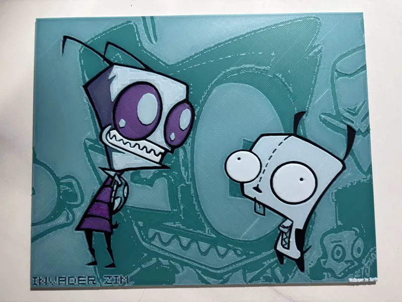 Invader Zim - Hueforge (AMS)